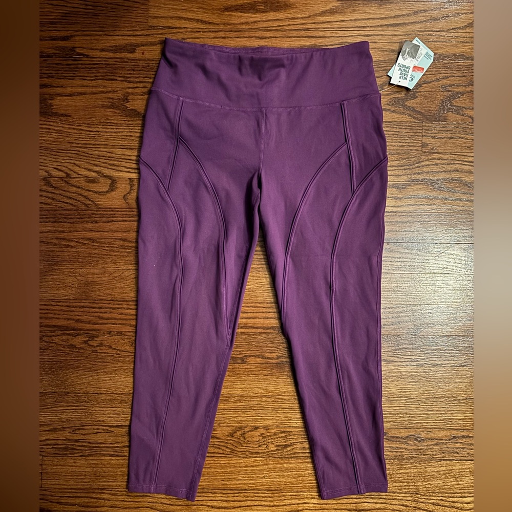 DSG, Size L, Purple Leggings, NWT